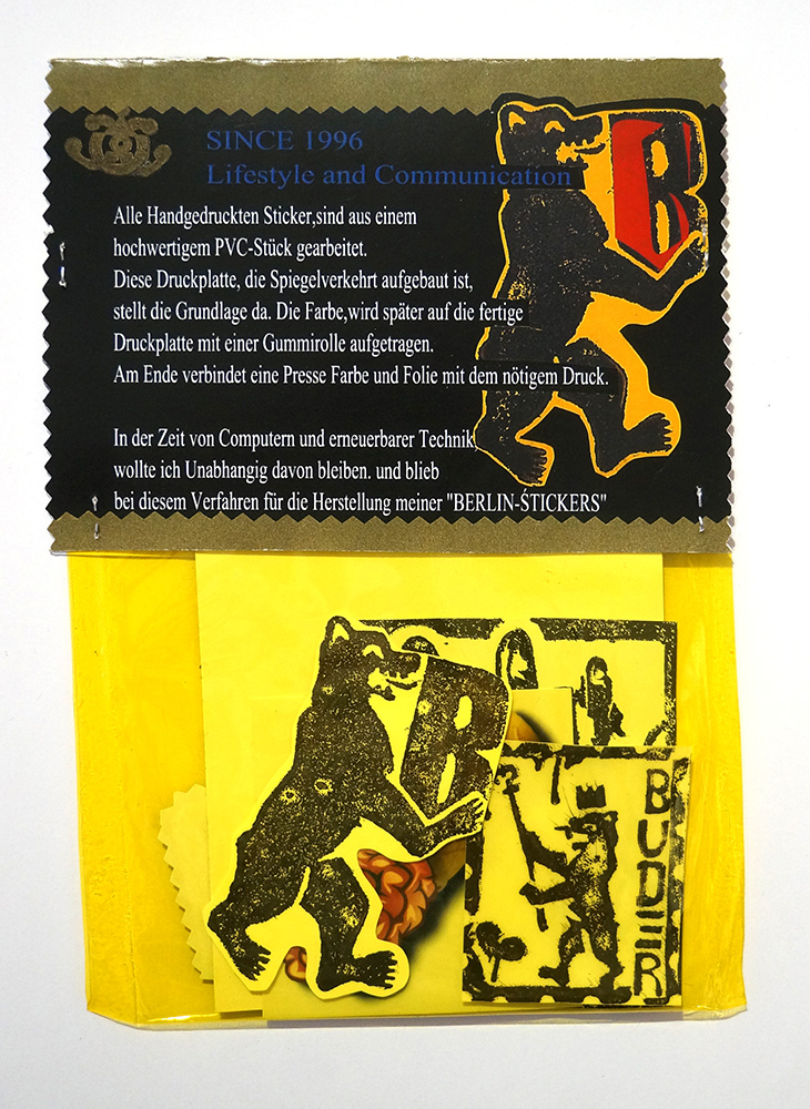 Buder: Stickerpack  - 15 x 21 cm - 10 Stickers