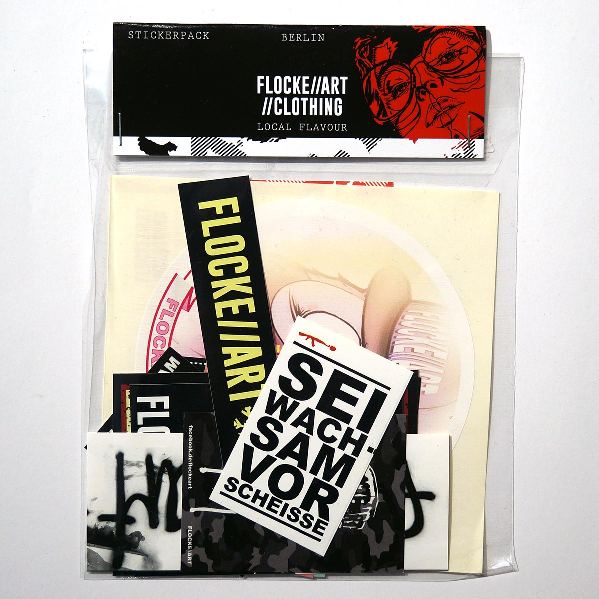 Flocke:  Sticker and Postcard Pack  - SALZIG Friedrichshain