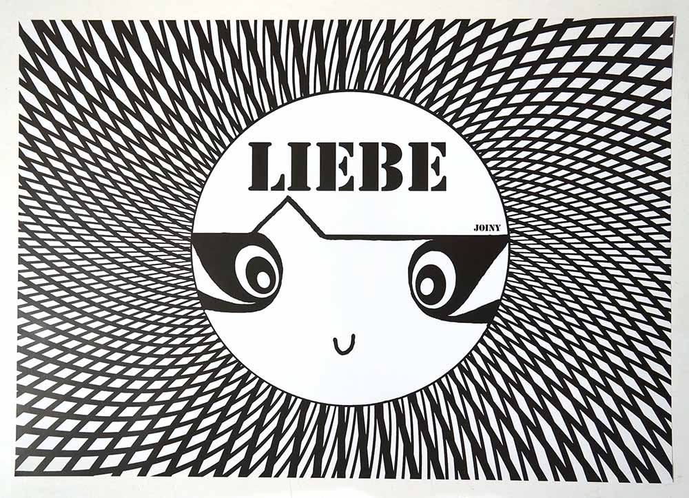 Joiny: "Liebe"  - Digital print on paper - SALZIG