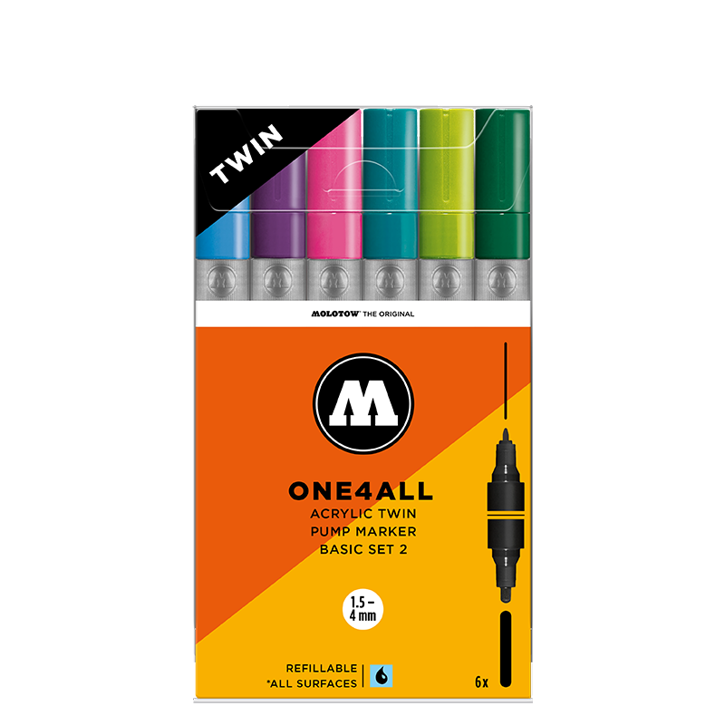 molotow-twinbasicset2-salzigberlin Molotow: ONE4ALL™ ACRYLIC TWIN Basic-Set 2