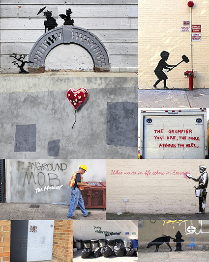 Banksy: You Are An Acceptable Level Of Threat - balloon