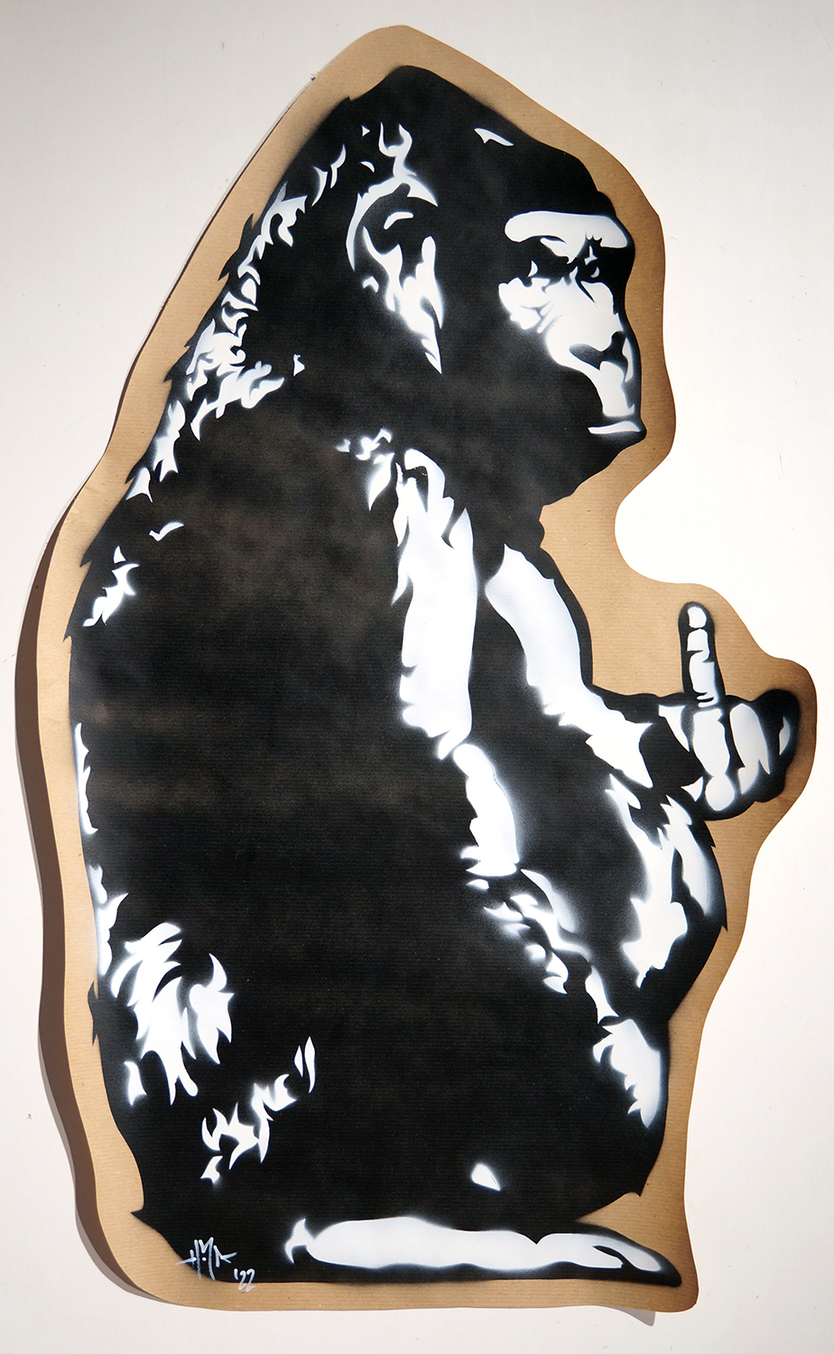 Hoya: Gorilla - Paste Up - SALZIG Berlin - Art