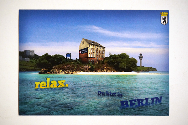 Mein lieber Prost: "Relax" - Postkarte + Sticker A6