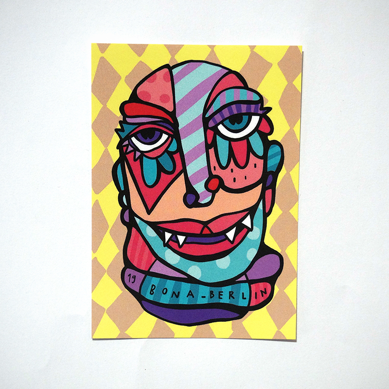 Bona Berlin: "Light"  - 7,4cm x 10,5cm / Sticker 