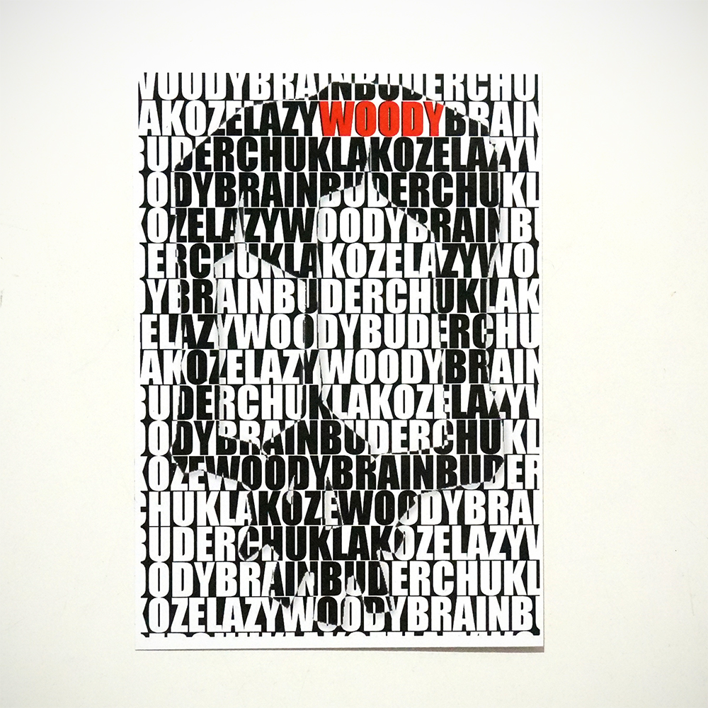 Wudywood: "Collabo Sticker"  - 10,5cm x7,4cm / Sticker
