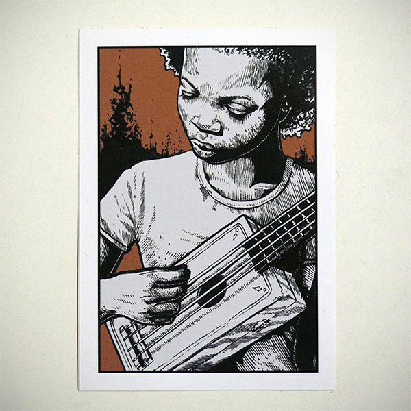 Billy Badcock "Music " - Sticker
