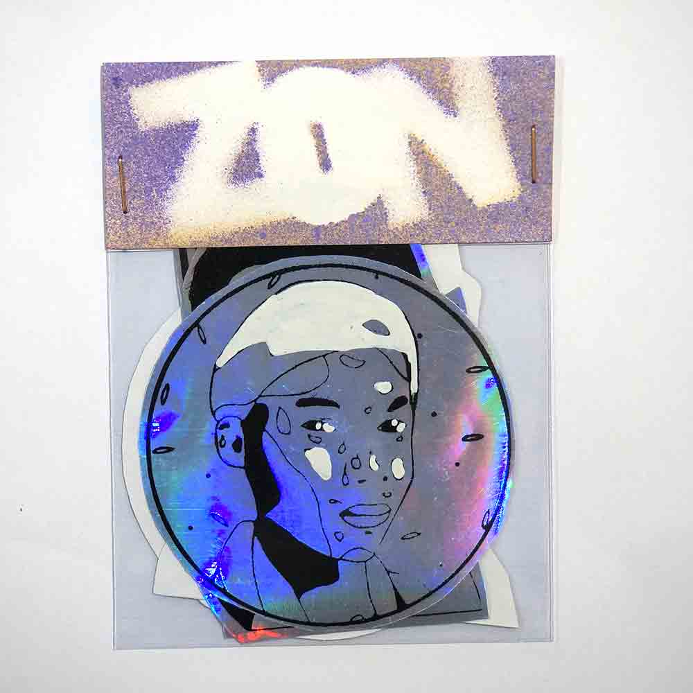Zon: "Holographic" - Stickerpack - Streetart