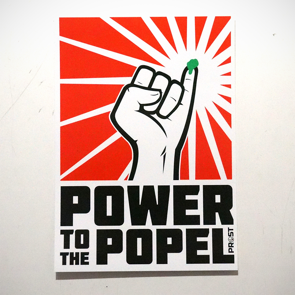Prost: Power to the Popel - Sticker