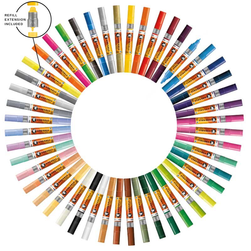 SALZIGBERLIN-molotow-one4all_acrylic_twin-coloros ONE4ALL™ Acrylic Twin 1,5 - 4 mm  - Color Circle