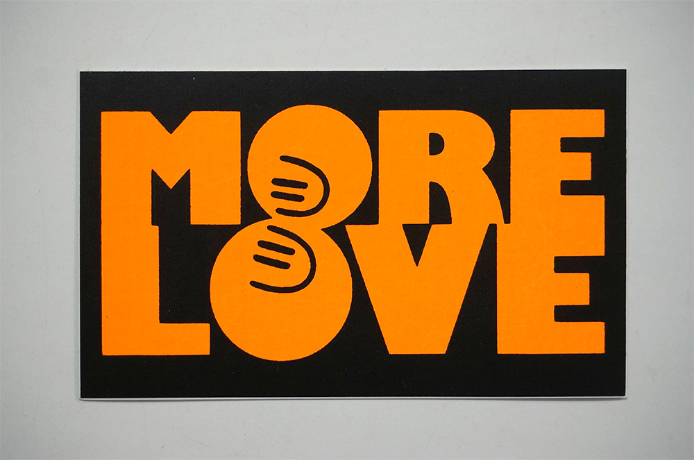 Dave the Chimp: "More Love - Orange" 