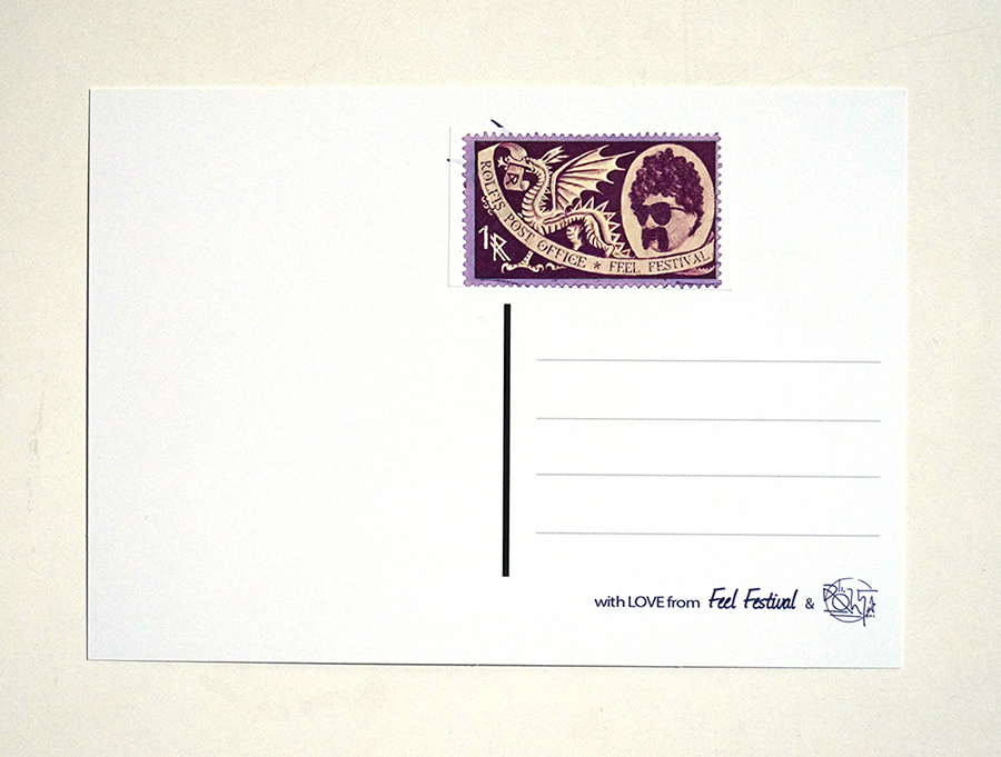 Rückseite: Rolfis Post Office -  Feel Festival Sticker