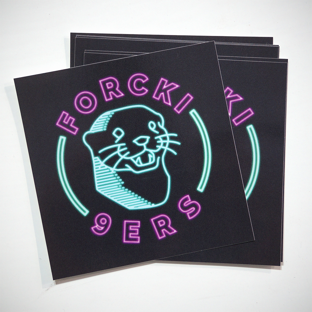 Forcki9ers Neon - Sticker -> available at SALZIG