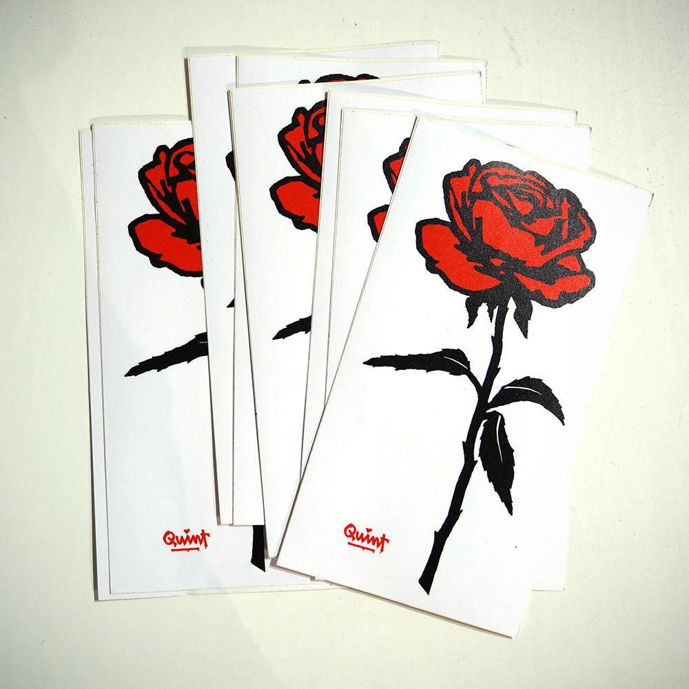 Quint: "Rose" - Sticker - available at salzig.berlin