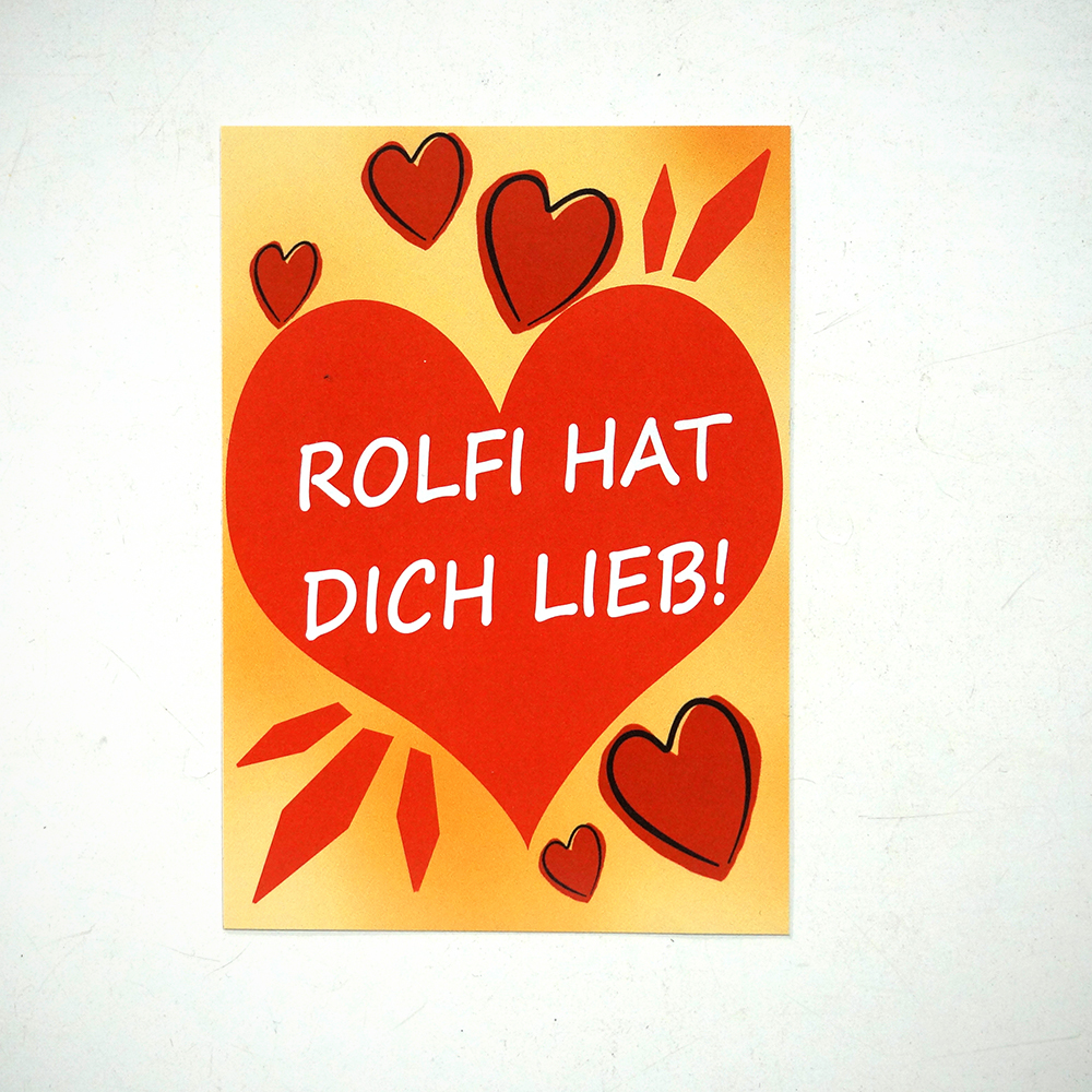 ROLF LE ROLFE: "Rolfi hat dich lieb!" - Sticker