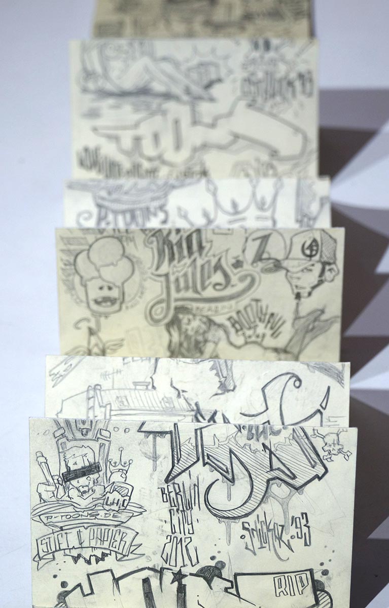 p-toons: "Subway Sketches 2 - Sketchbook"  - pencil drawings - salzig berlin
