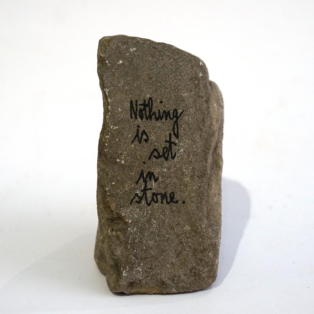 Rabea Senftenberg: "Nothing is set in stone"  - Marker and fun on Stone, a piece of Berlin