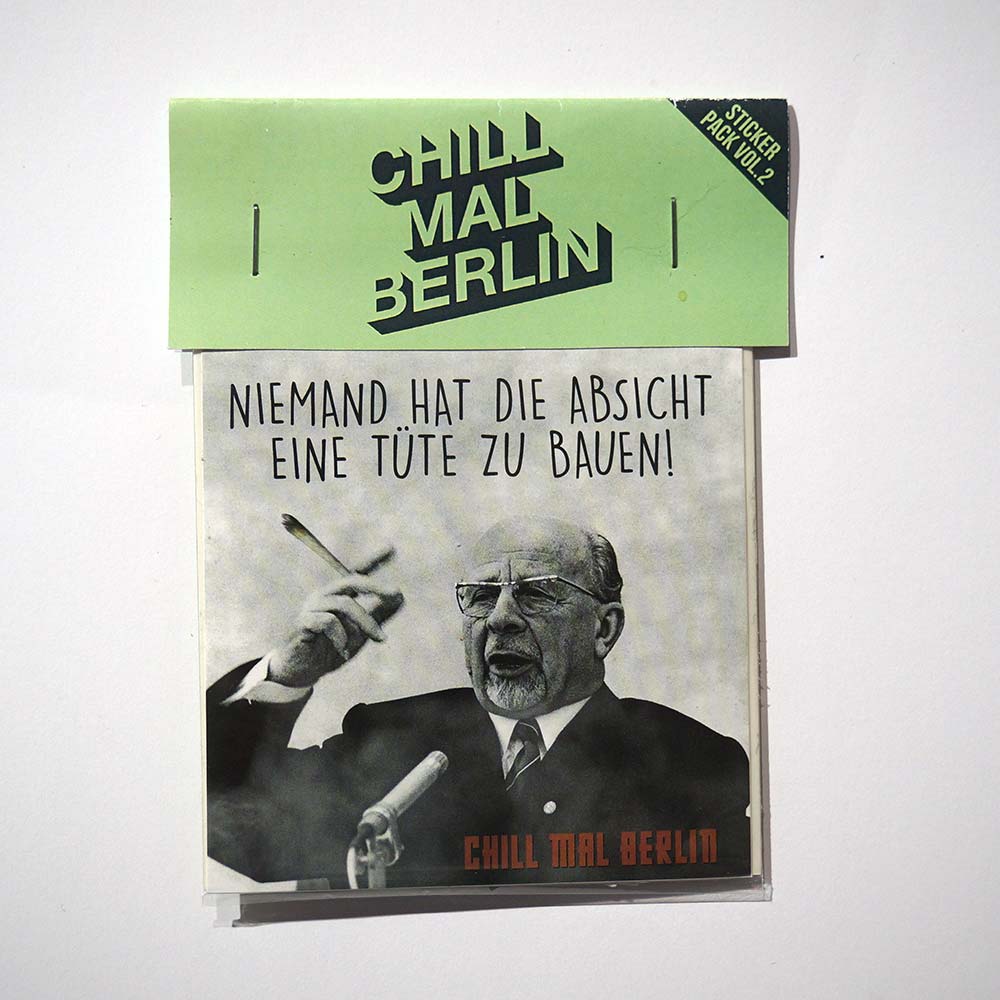 Chill mal Berlin: "Stickerpack" - SALZIG Berlin