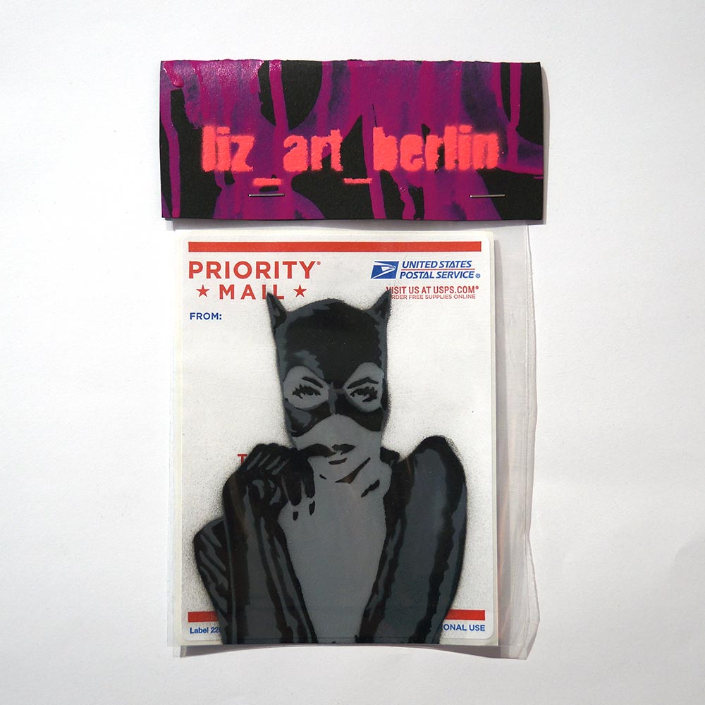 Liz_Art_Berlin: "Kitty" - SALZIG Berlin Streetart Gallery