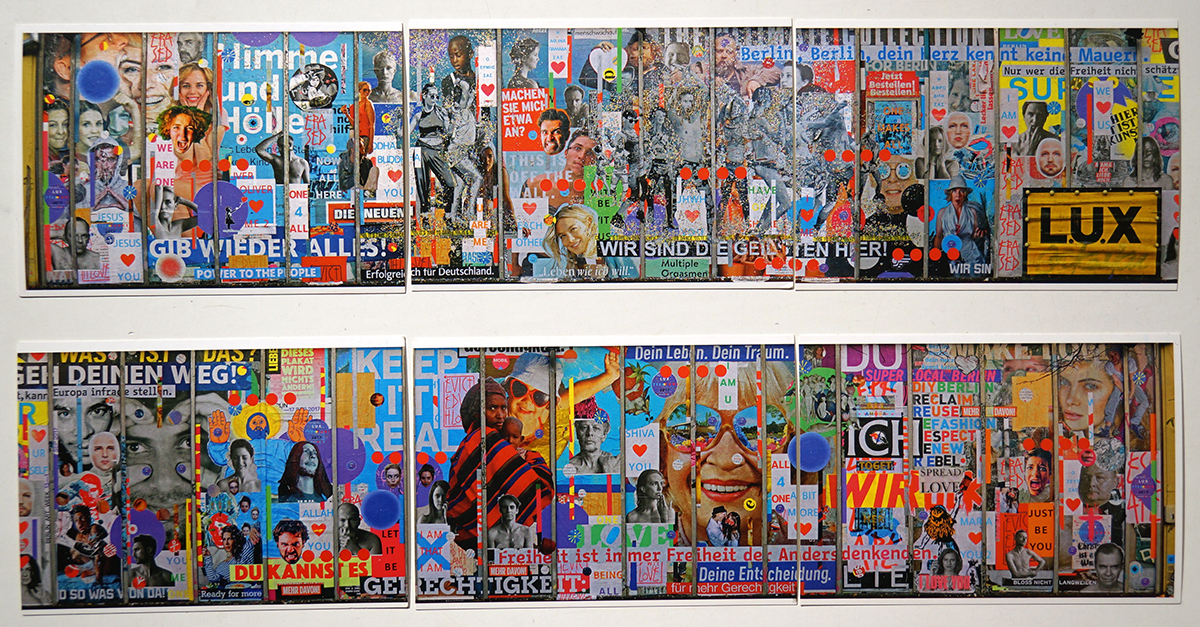Oliver O. Rednitz: "One Love - One Wall - Postcard Set"  -SALZIG Berlin Streetart