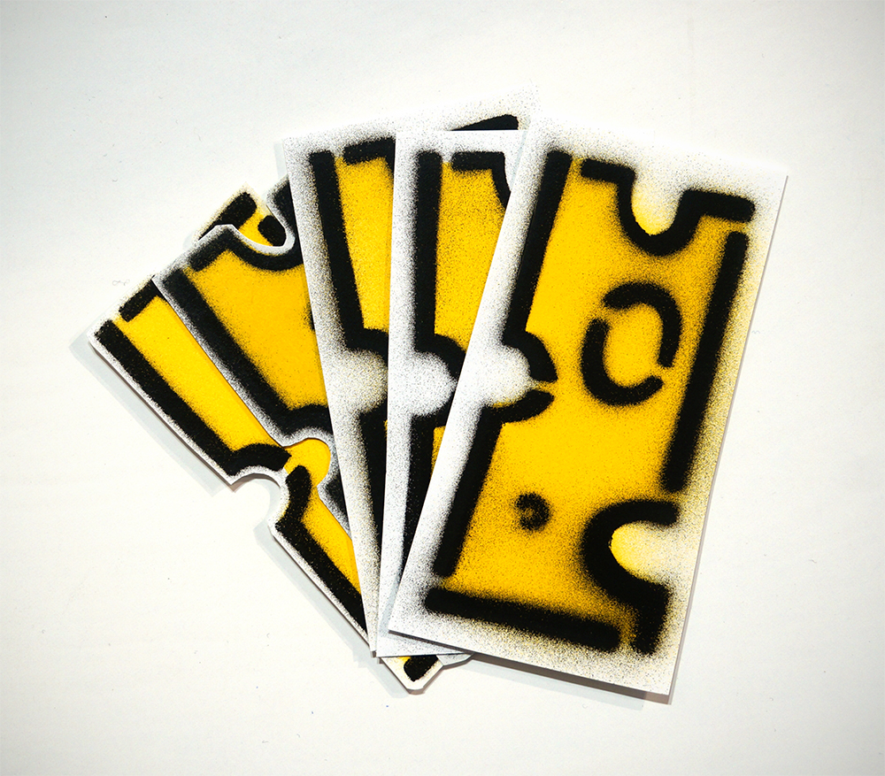 Cheez high - Stencil - Stickers