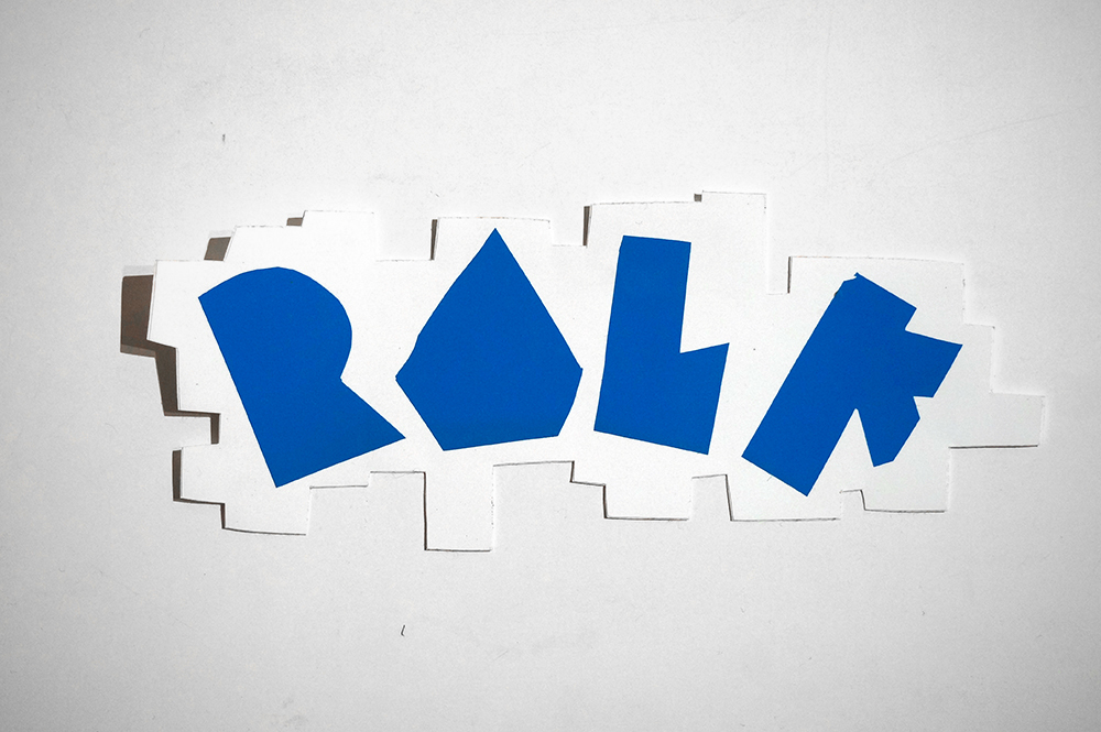 ROLF LE ROLFE: "Blue" - Handcut Sticker 