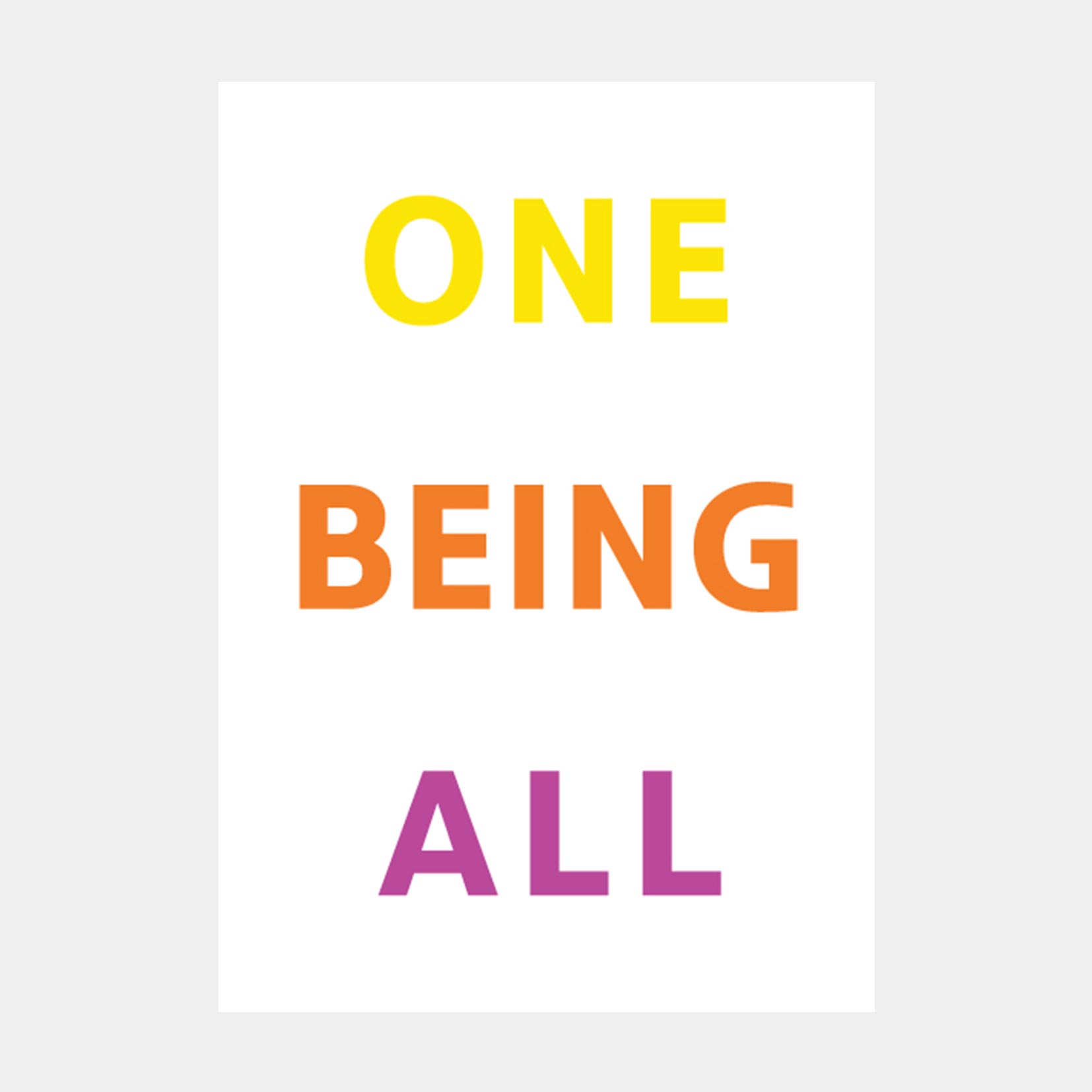 Oliver O. Rednitz: "One Being All" - SALZIG Berlin