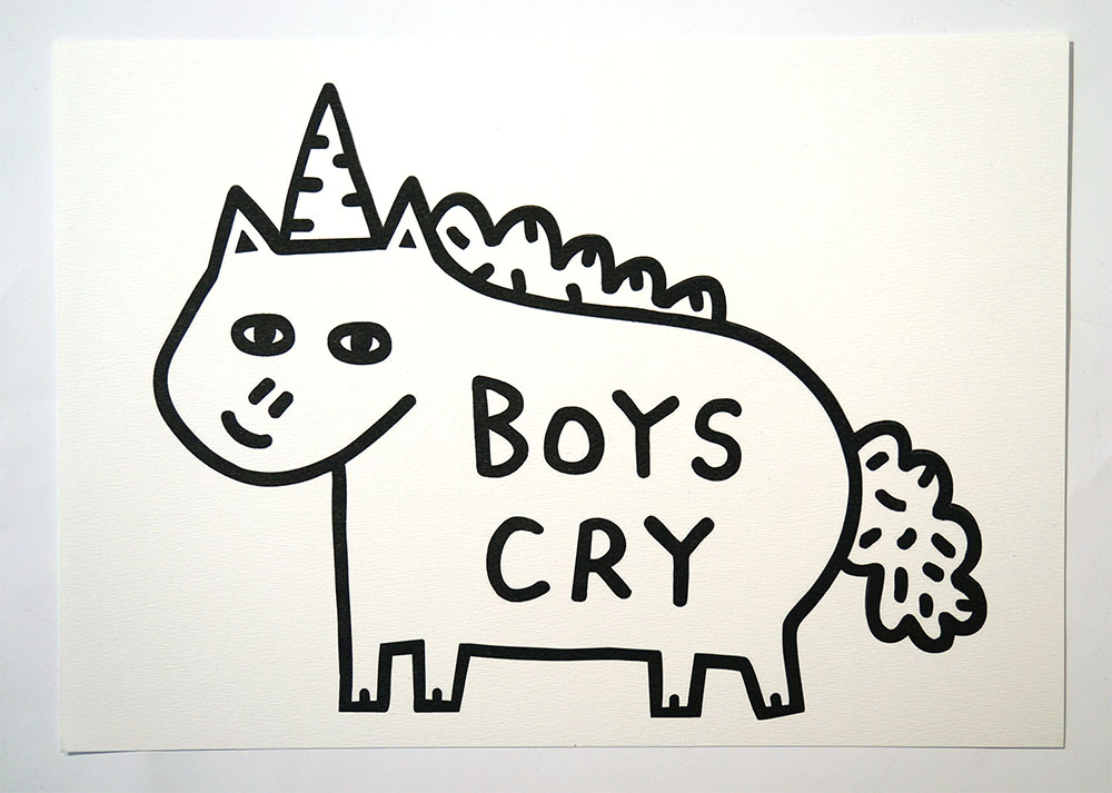 Roydraws: "Boys Cry" - Print - salzigberlin