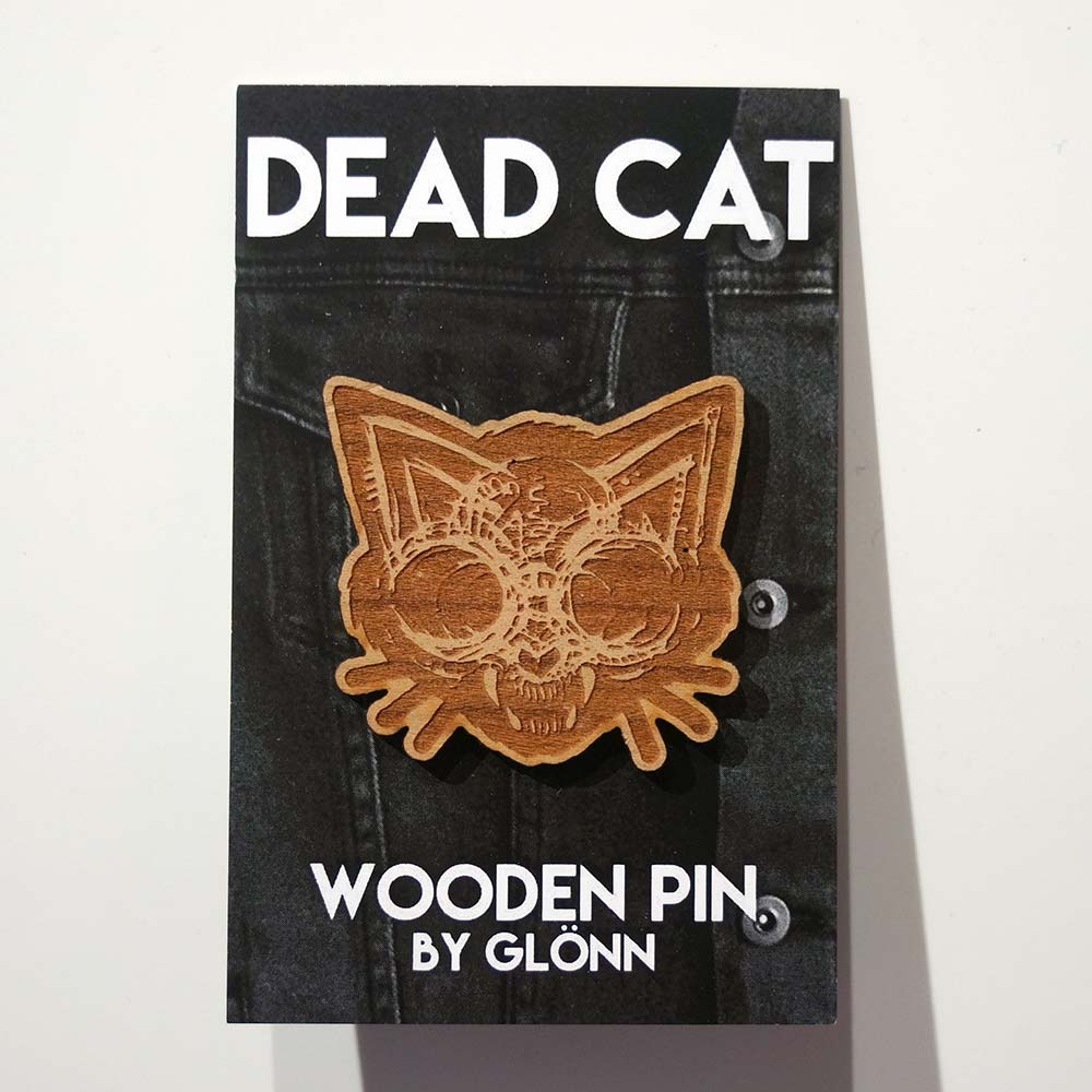 Glönn: "Dead Cat" - Wooden Pin - SALZIG Berlin