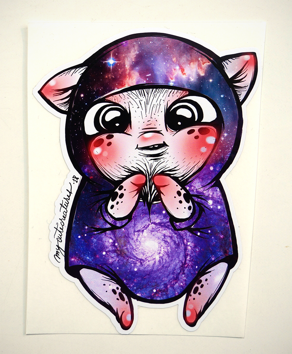 My Cute Creatures: "Universe" - Sticker