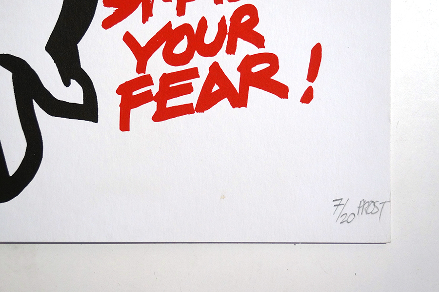 Mein lieber Prost: "Smash Your Fear!" - Detail