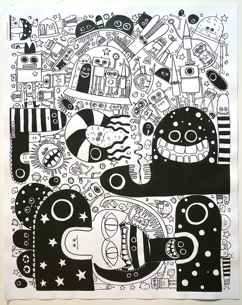 Rabea Senftenberg: "Wonderful World" - SALZIG Berlin - Streetart Galerie 