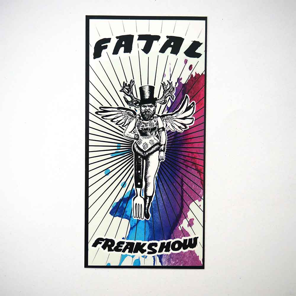 Fatal Freakshow - Sticker - Farbaufkleber - available at SALZIG.Berlin