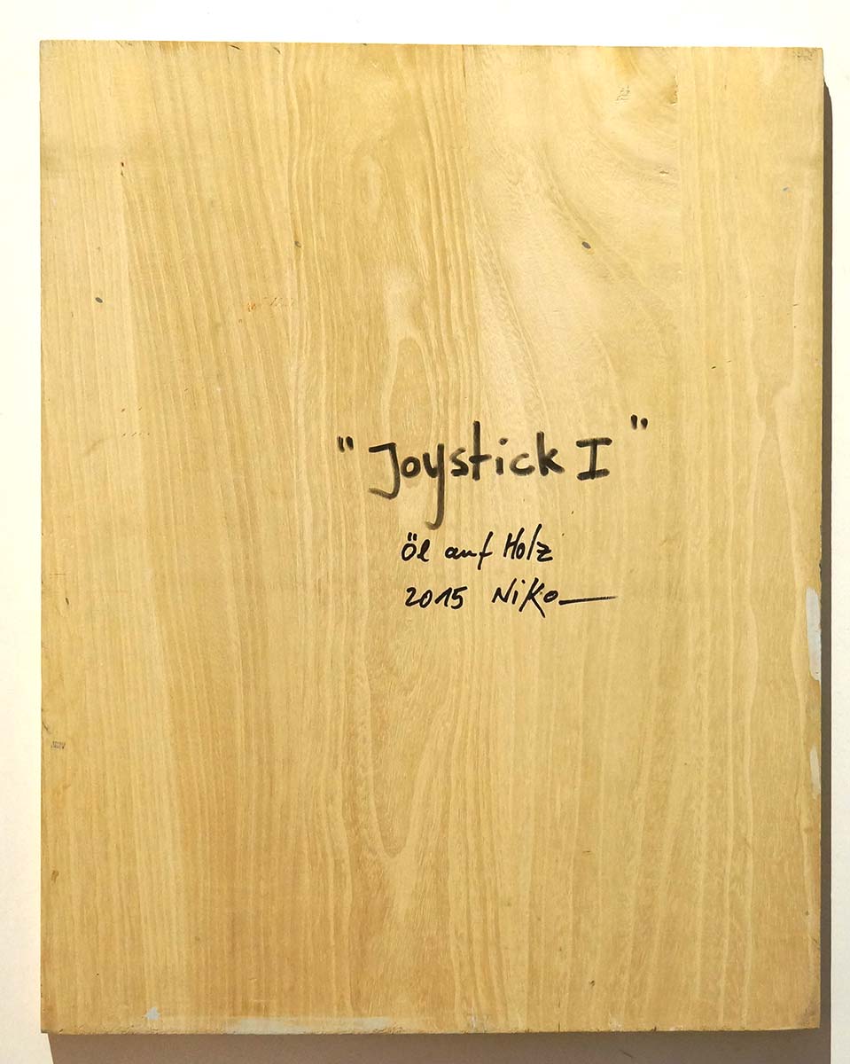 Niko Streetart: "Joystick" - salzig berlin - Öl bild