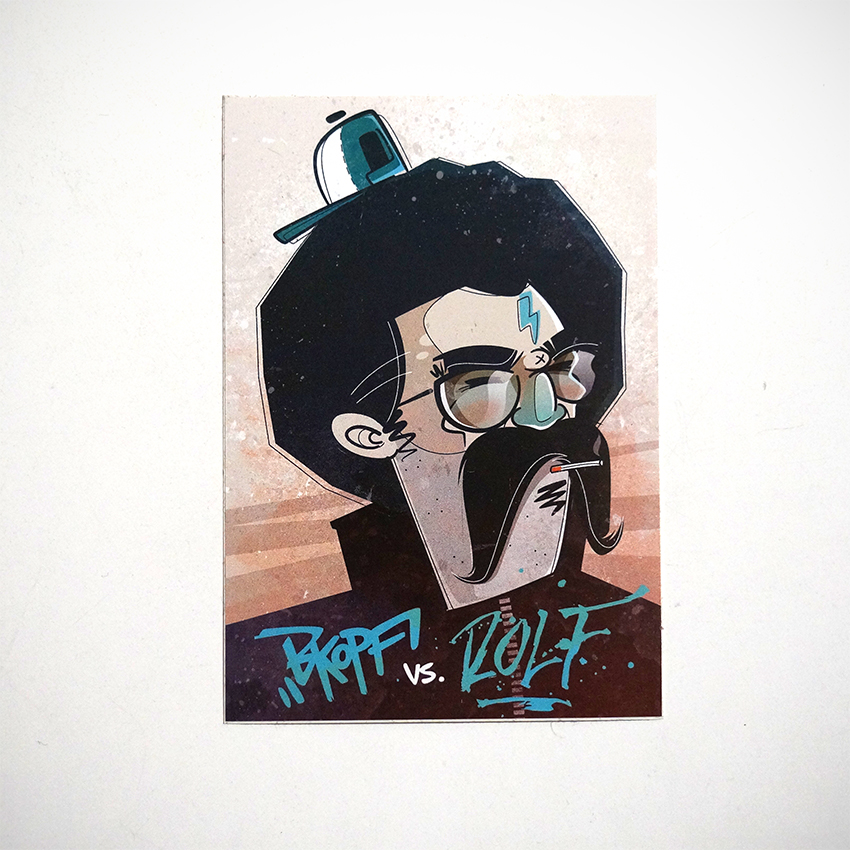 ROLF LE ROLFE: "Bkopf und Rolf" - Collaboration Sticker