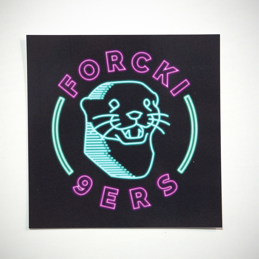 Forcki9ers Neon - Sticker