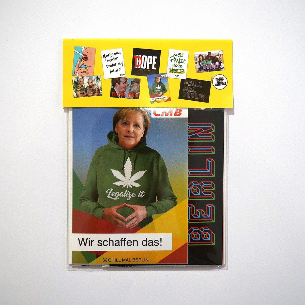 Chill mal Berlin: "Stickerpack Yellow" - salzigberlin