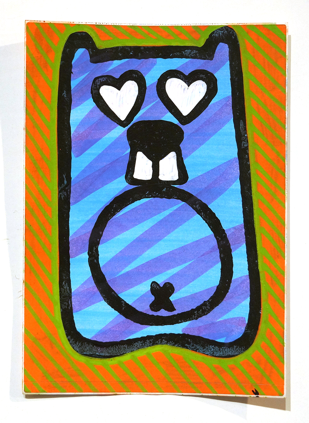Angry Koala: "Blue Koala" - Handmade Sticker