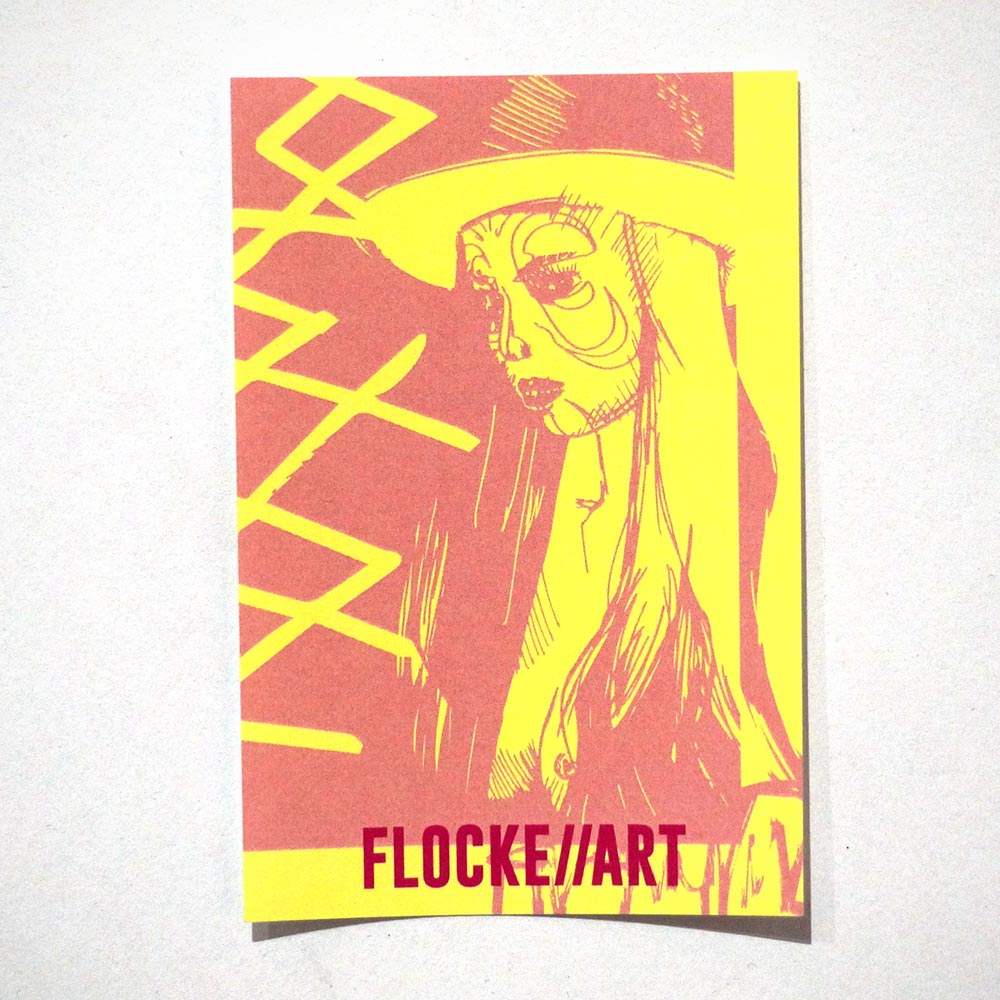 Flocke//Art: "Conta - Sticker 2" - SALZIG Berlin, Streetart Galerie Friedrichshain