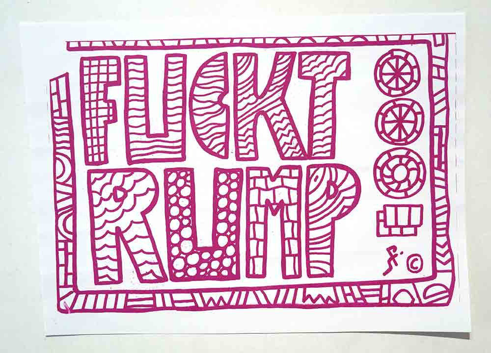 SP 38: FUCKTRUMP - Pink - Sticker
