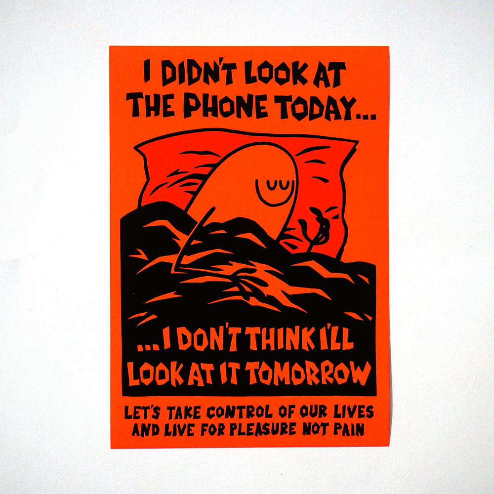 Dave the Chimp: "Look at the Phone" - Sticker - salzigberlin