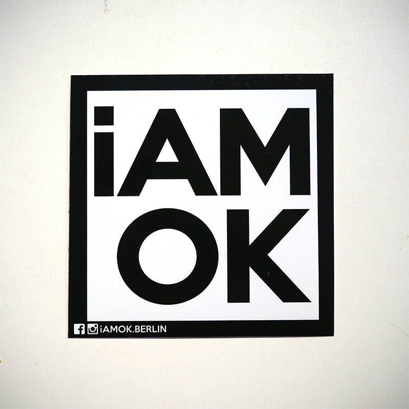 iAMOK Logo - Sticker