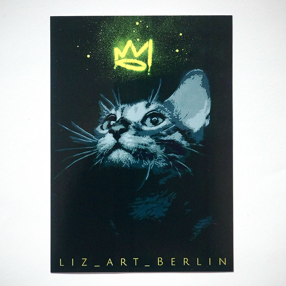 Liz_Art_Berlin: "Kitty Crown" - SALZIGBerlin Streetart Gallery