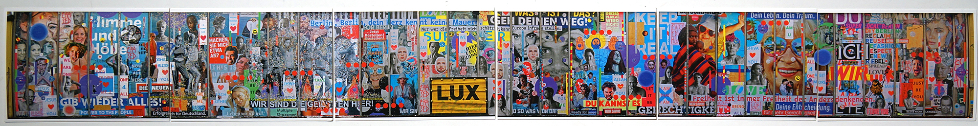 Oliver O. Rednitz: "One Love - One Wall - Postcard Set"  -SALZIG Streetart